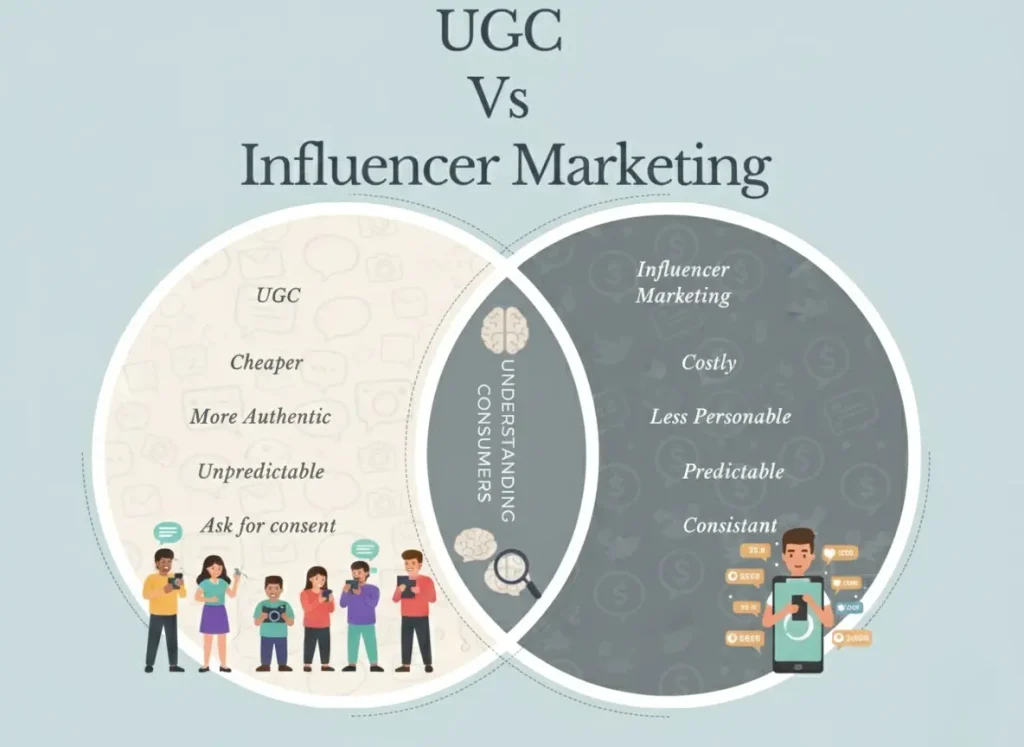 UGC Vs Influencer Marketing